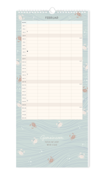 Familienplaner 2024 "Meer Zeit für uns"